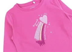 Name It raspberry rose/shooting star top